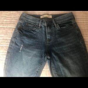 GAP distressed girlfriend jeans